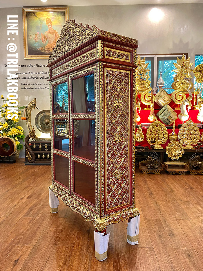 ตู้พระไตรปิฎกสีแดงประดับจั่วด้านบน สำหรับใส่หนังสือพระไตรปิฎก 45 เล่มภาษาไทย
ราคาตู้พระไตรปิฎก 9,500.- ตู้พระไตรปิฎกสีแดงประดับจั่วด้านบน สำหรับใส่หนังสือพระไตรปิฎก 45 เล่มภาษาไทย
ราคาตู้พระไตรปิฎก 9,500.-