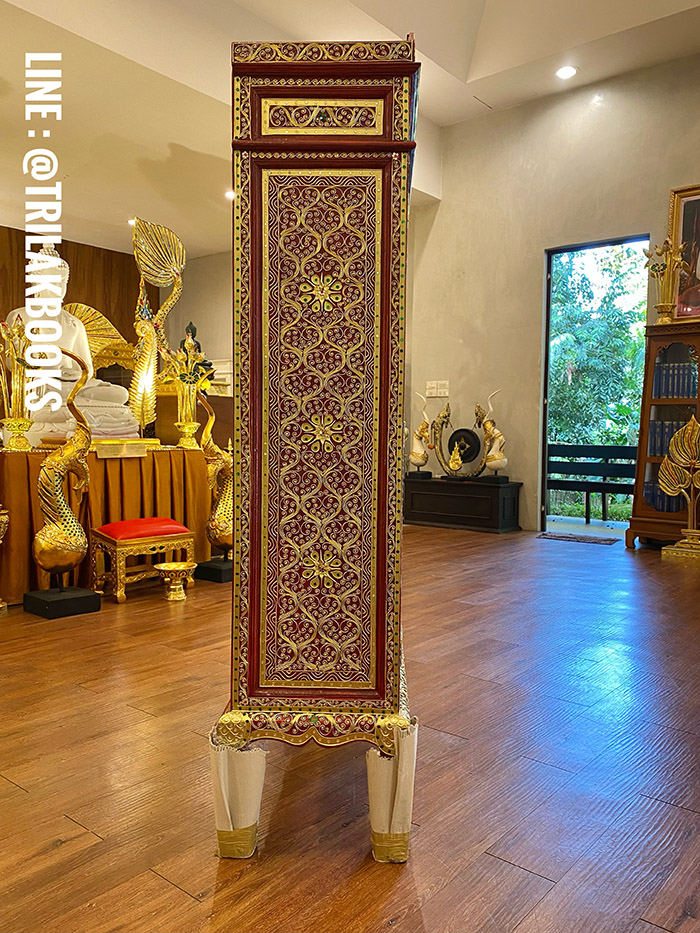 ตู้พระไตรปิฎกสีแดงประดับจั่วด้านบน สำหรับใส่หนังสือพระไตรปิฎก 45 เล่มภาษาไทย
ราคาตู้พระไตรปิฎก 9,500.- ตู้พระไตรปิฎกสีแดงประดับจั่วด้านบน สำหรับใส่หนังสือพระไตรปิฎก 45 เล่มภาษาไทย
ราคาตู้พระไตรปิฎก 9,500.-