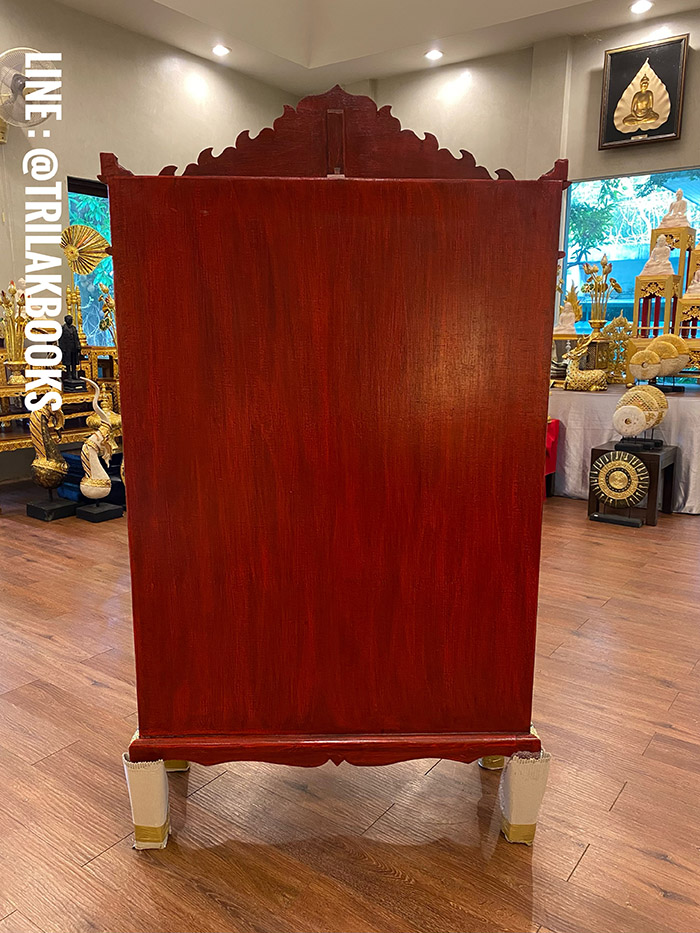 ตู้พระไตรปิฎกสีแดงประดับจั่วด้านบน สำหรับใส่หนังสือพระไตรปิฎก 45 เล่มภาษาไทย
ราคาตู้พระไตรปิฎก 9,500.- ตู้พระไตรปิฎกสีแดงประดับจั่วด้านบน สำหรับใส่หนังสือพระไตรปิฎก 45 เล่มภาษาไทย
ราคาตู้พระไตรปิฎก 9,500.-