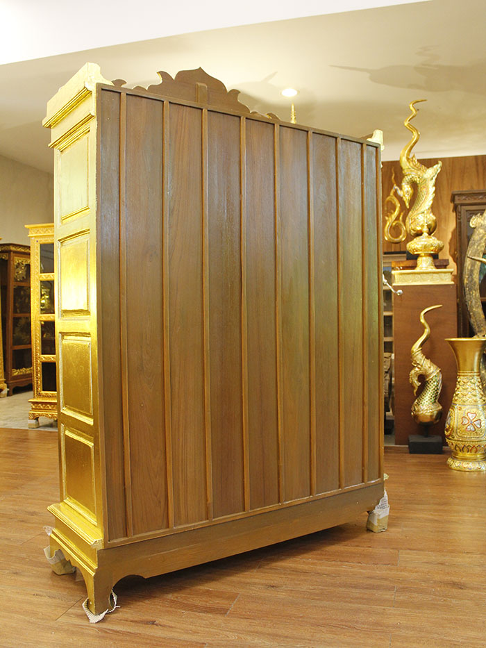 ตู้พระไตรปิฎกไม้สักทั้งหลังขนาดใหญ่ ราคา 32500 บาท