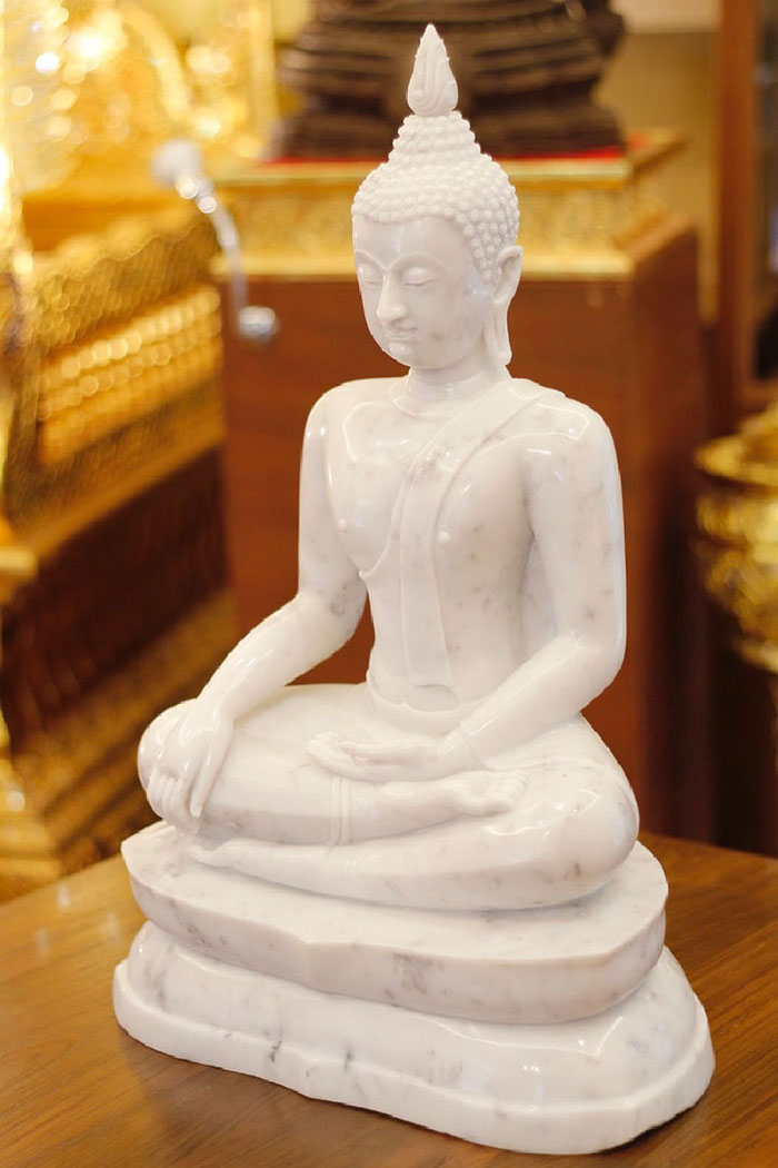 พระพุทธรูปแกะสลักหินอิตาลี่
ปางมารวิชัย (ปางชนะมาร) หน้าตัก 12 นิ้ว พระพุทธรูปแกะสลักหินอิตาลี่
ปางมารวิชัย (ปางชนะมาร) หน้าตัก 12 นิ้ว